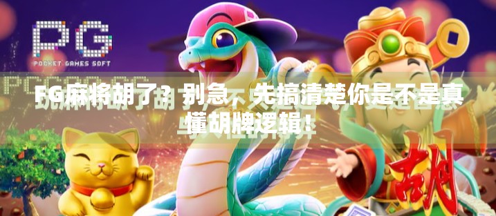 FG麻将胡了？别急，先搞清楚你是不是真懂胡牌逻辑！