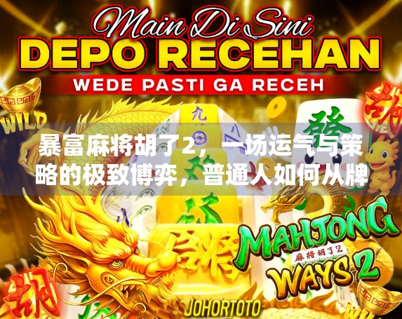 暴富麻将胡了2，一场运气与策略的极致博弈，普通人如何从牌桌上逆袭？