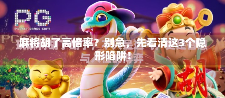 麻将胡了高倍率?别急,先看清这3个隐形陷阱!