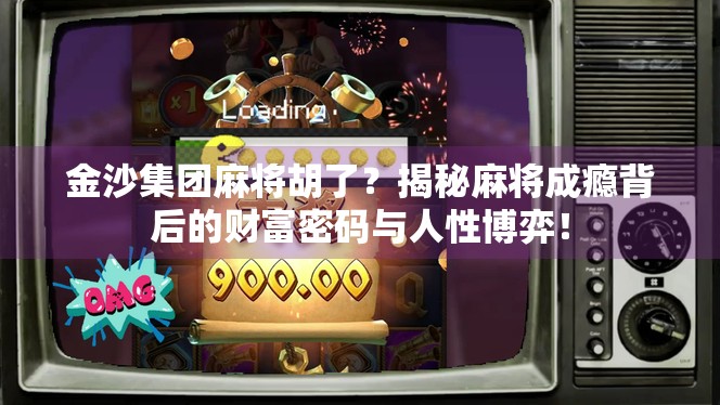 金沙集团麻将胡了？揭秘麻将成瘾背后的财富密码与人性博弈！