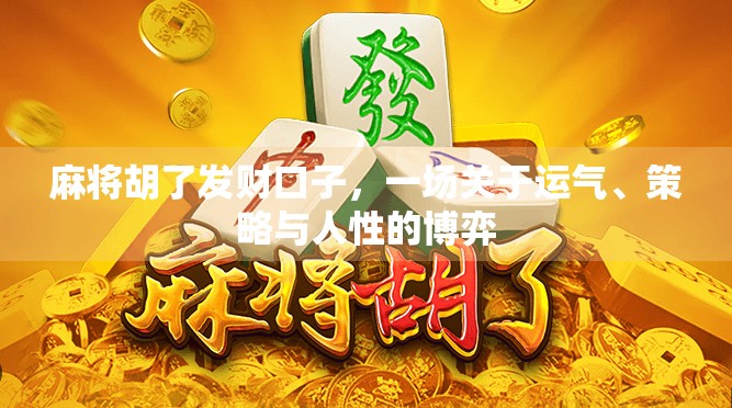 麻将胡了发财口子，一场关于运气、策略与人性的博弈