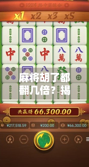 麻将胡了都翻几倍？揭秘牌桌上翻倍背后的玄机与真相！