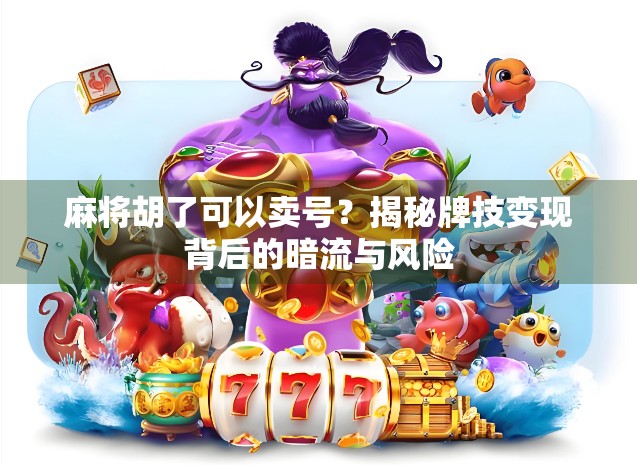 麻将胡了可以卖号？揭秘牌技变现背后的暗流与风险