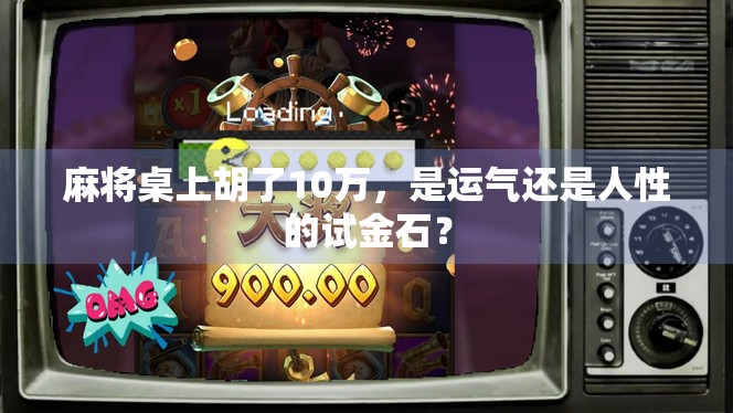 麻将桌上胡了10万，是运气还是人性的试金石？