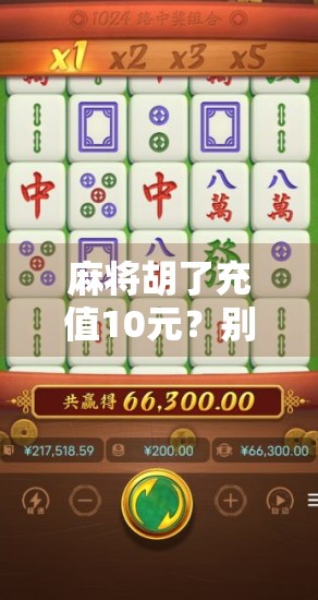麻将胡了充值10元?别被免费游戏套路了!新手必看的防坑指南! 麻将胡了充值10元?别被免费游戏套路了!新手必看的防坑指南!