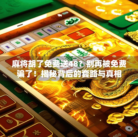 麻将胡了免费送48？别再被免费骗了！揭秘背后的套路与真相