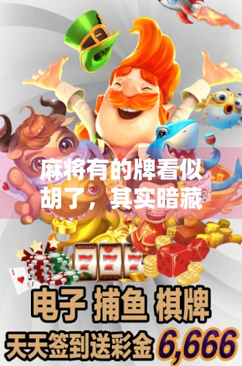 麻将有的牌看似胡了,其实暗藏杀机—高手都懂的假胡陷阱!