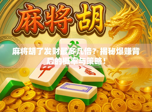麻将胡了发财最多几倍？揭秘爆赚背后的概率与策略！