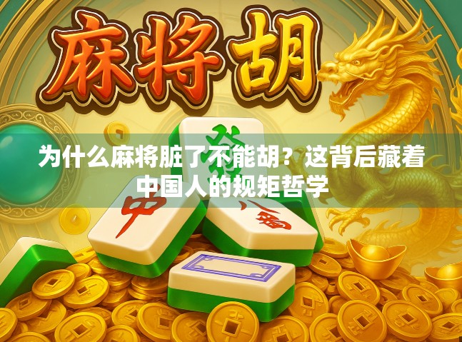 为什么麻将脏了不能胡?这背后藏着中国人的规矩哲学 为什么麻将脏了不能胡?这背后藏着中国人的规矩哲学