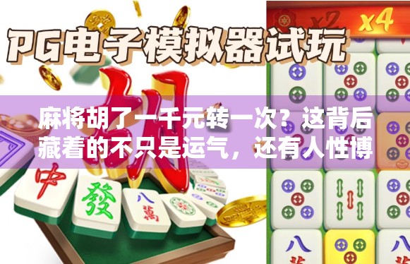 麻将胡了一千元转一次?这背后藏着的不只是运气,还有人性博弈! 麻将胡了一千元转一次?这背后藏着的不只是运气,还有人性博弈!