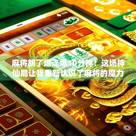 麻将胡了爆连爆10分钟！这场神仙局让我重新认识了麻将的魔力！
