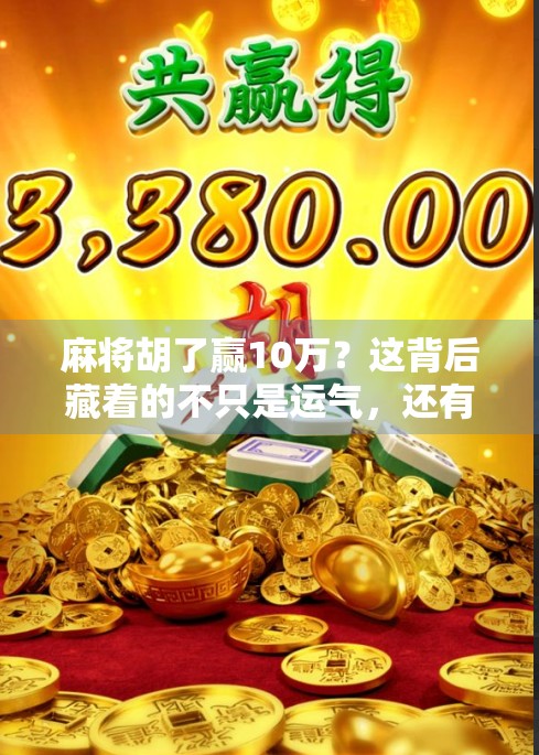 麻将胡了赢10万？这背后藏着的不只是运气，还有你没看懂的财富密码