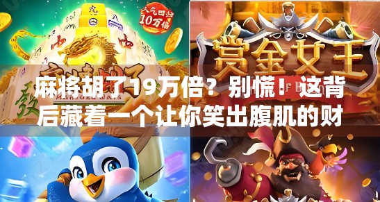 麻将胡了19万倍?别慌!这背后藏着一个让你笑出腹肌的财富神话 麻将胡了19万倍?别慌!这背后藏着一个让你笑出腹肌的财富神话