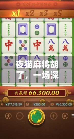 夜猫麻将胡了，一场深夜的狂欢，一次人生的隐喻